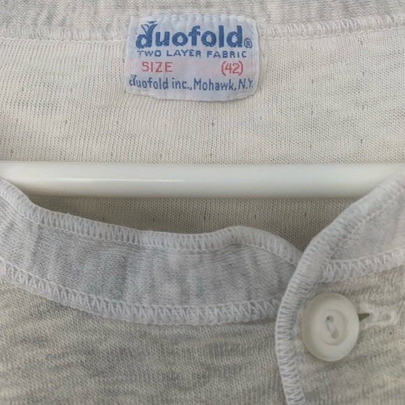 dufold Underwear & Socks Vintage Duofold Mens One Piece Long John